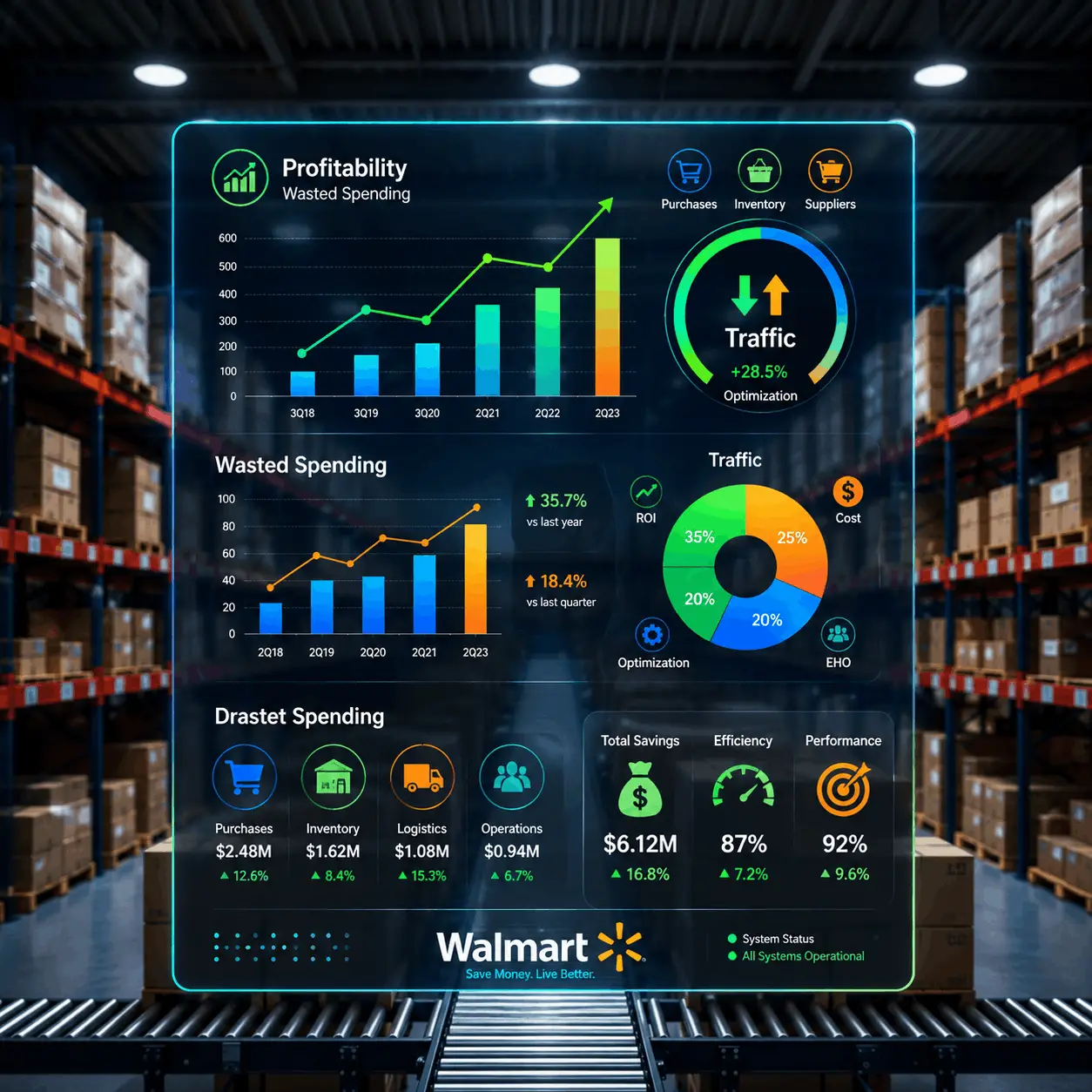 Supply Chain Analytics Dashboard - Caasto