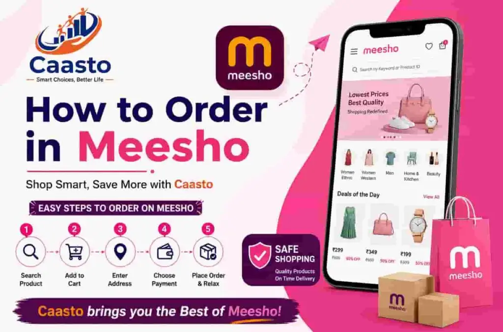 How to Order in Meesho By Caasto